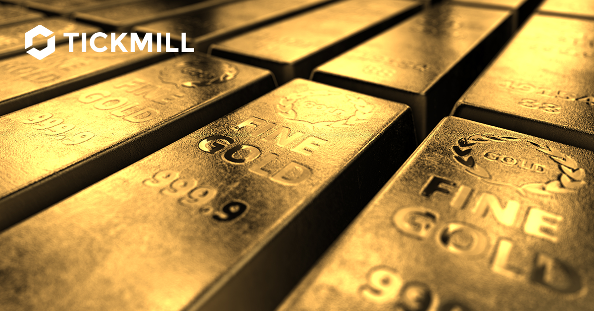 إمكانية ارتداد سعر المعدن الاصفر من خط الدعم