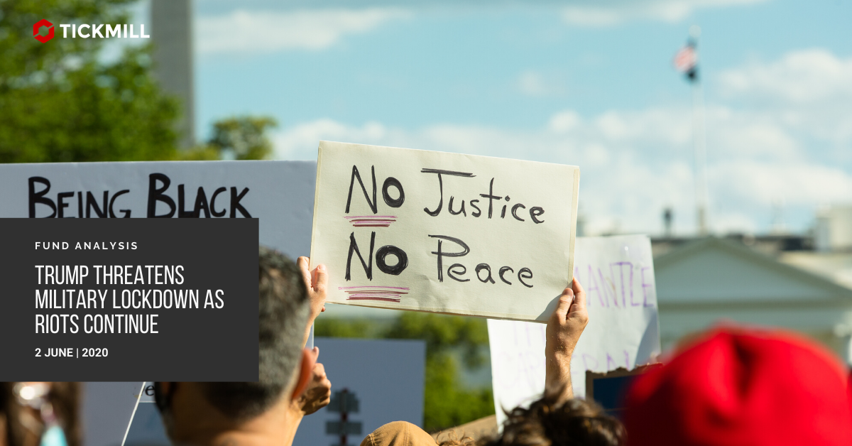 Trump Threatens Military Lockdown As Riots Continue