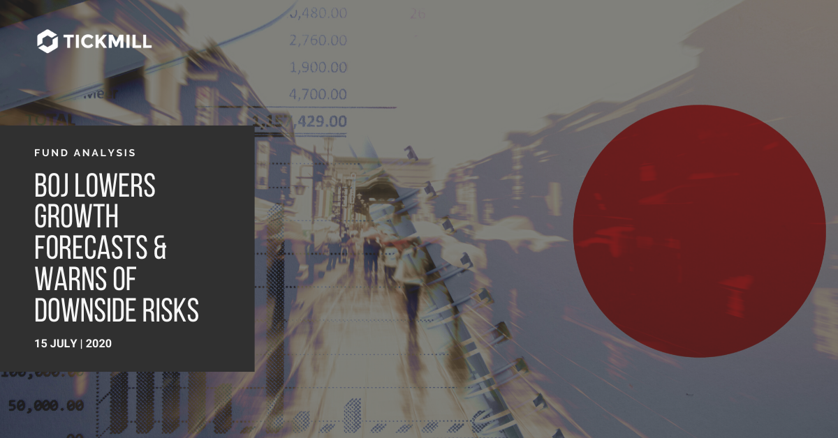 BOJ Lowers Growth Forecasts & Warns of Downside Risks