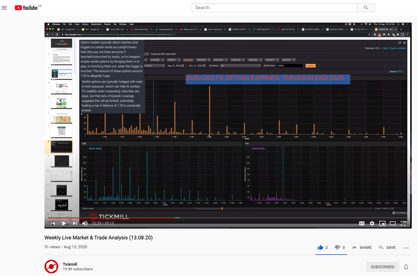 Live Market & Trade Analysis Session