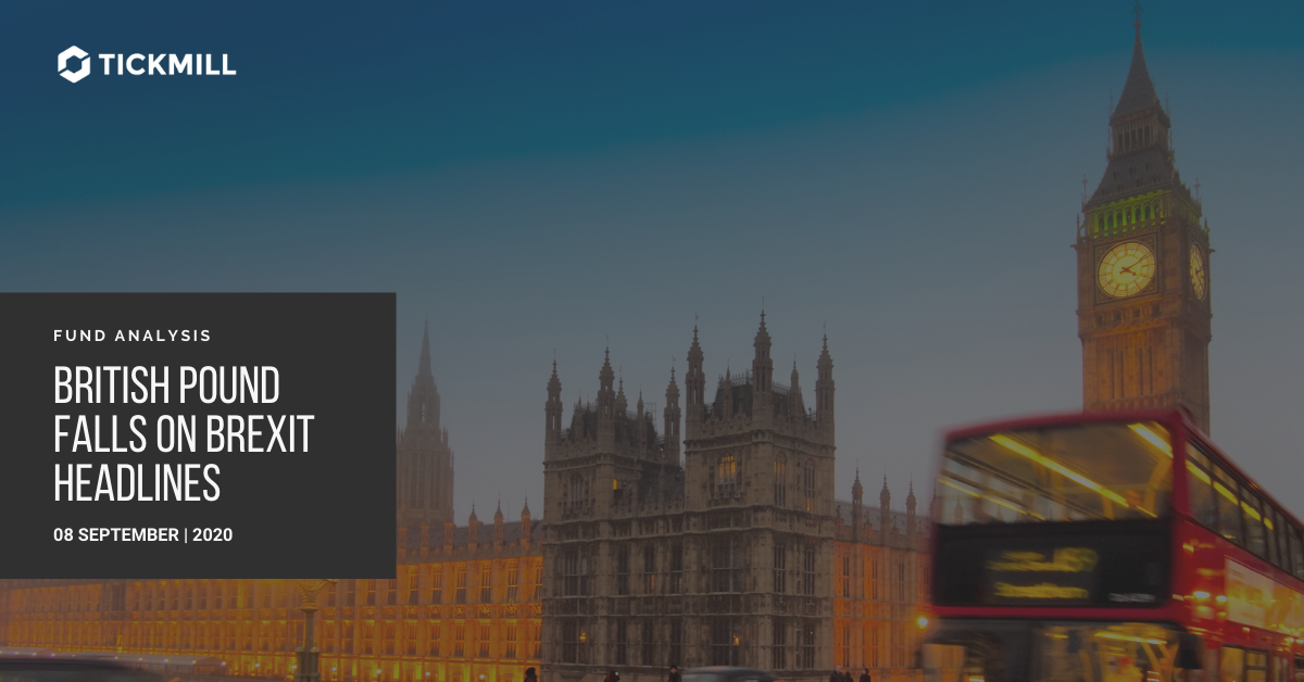 英镑跌入英国退欧头条新闻