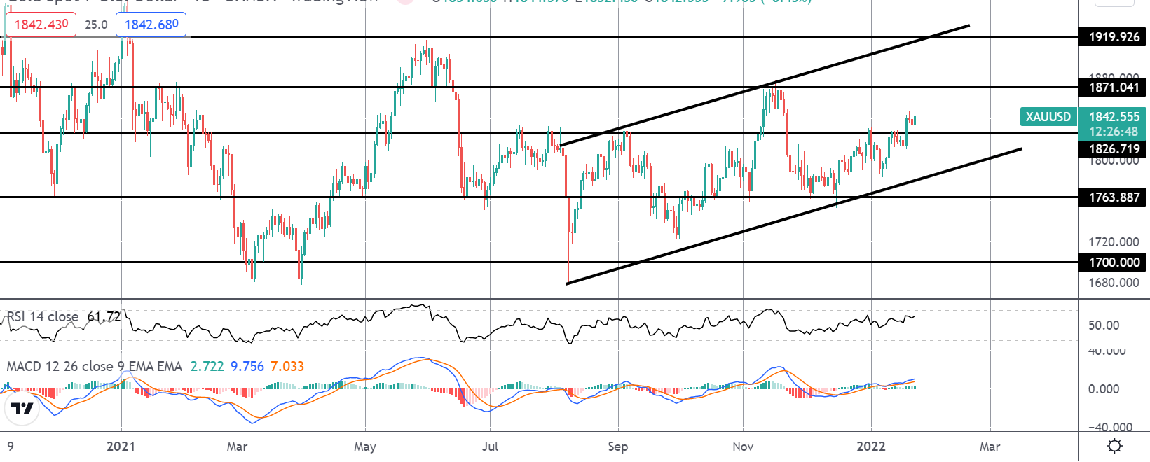 Precious Metals Monday 24-01-2022