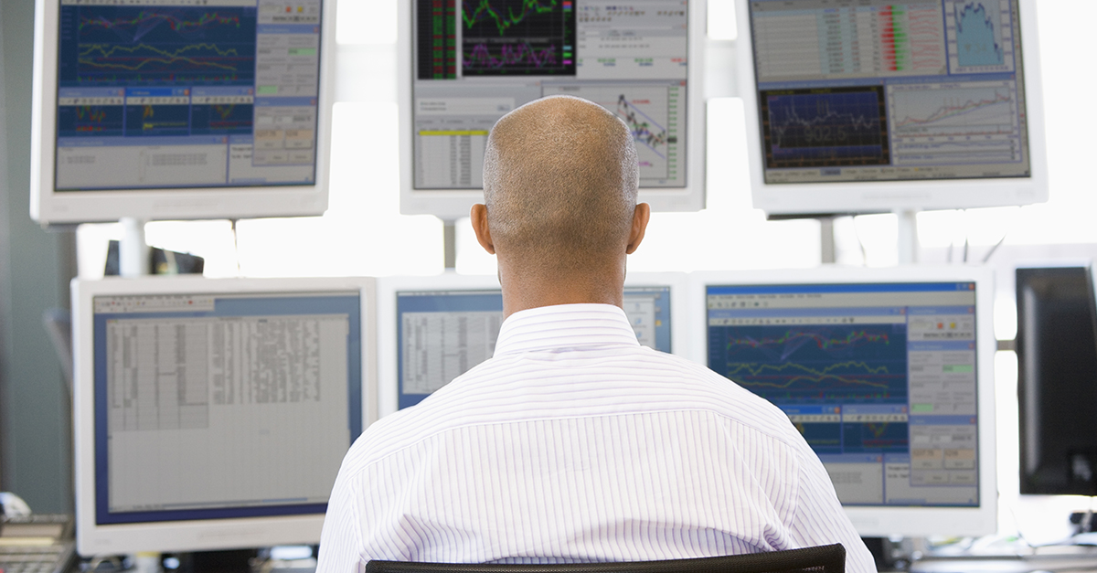 Rollercoaster Na Wall Street