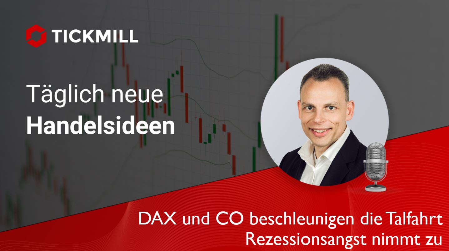DAX Und CO Beschleunigen Die Talfahrt – Rezessionsangst Nimmt Zu