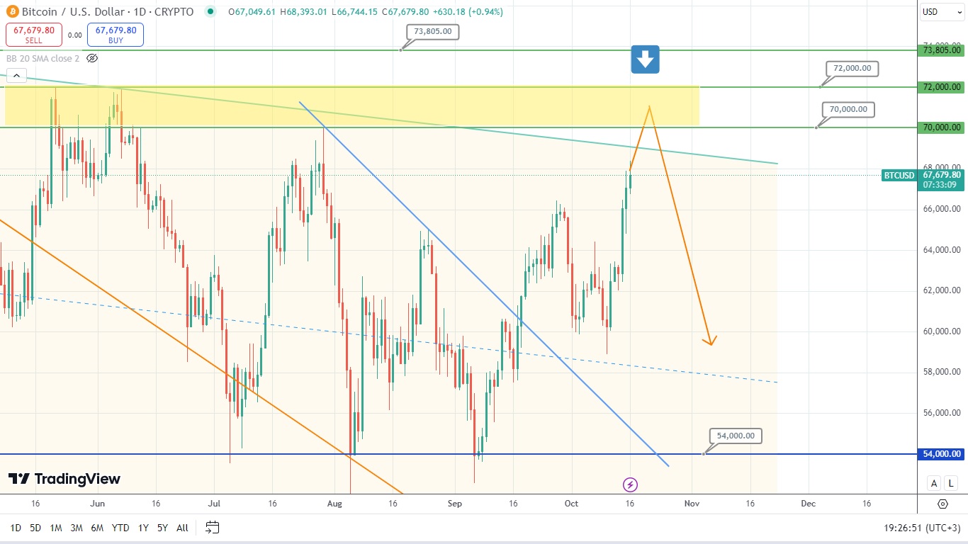 Bitcoin Forecast: Potential Price Drop Ahead