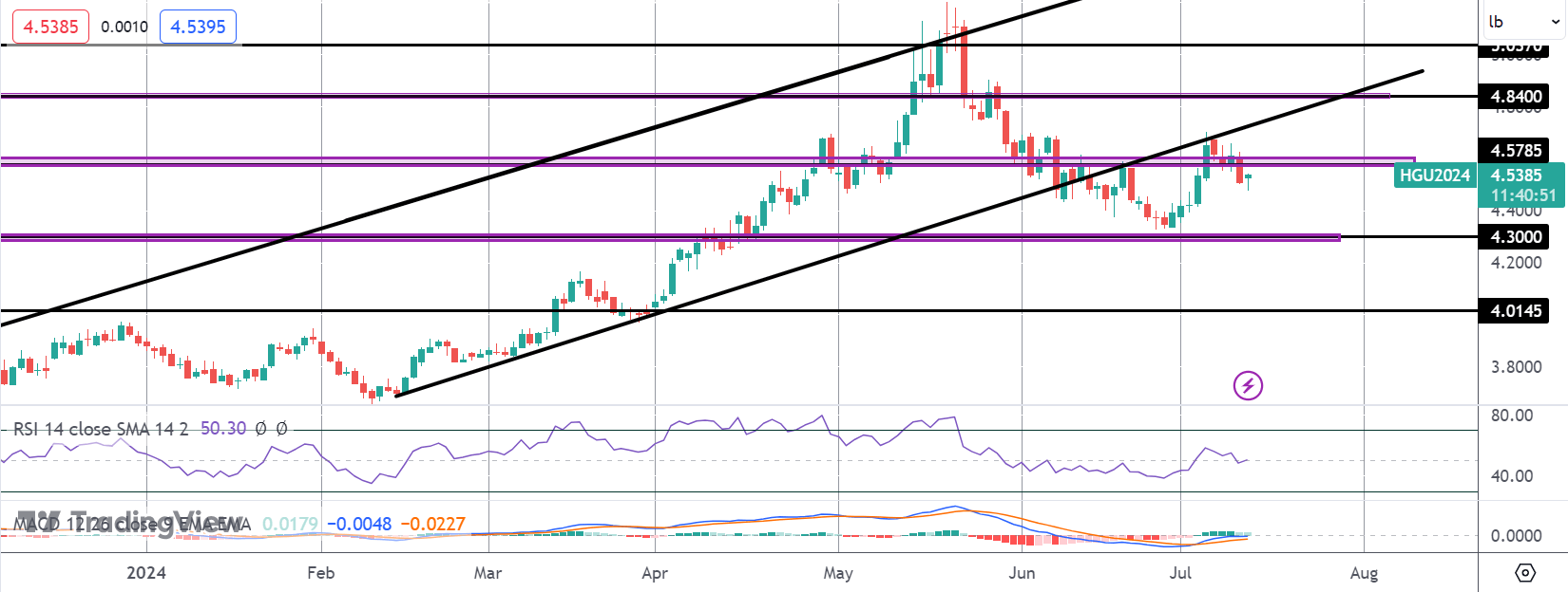 Copper Lower As China Demand Concerns Weigh