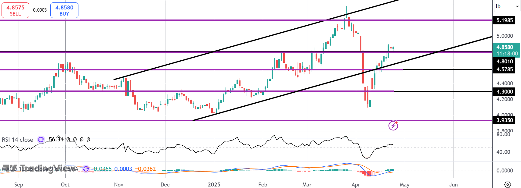 Copper Slips on Us/china Trade Comments