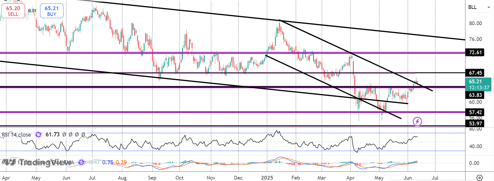 Crude: Bullish Channel Break Holding For Now