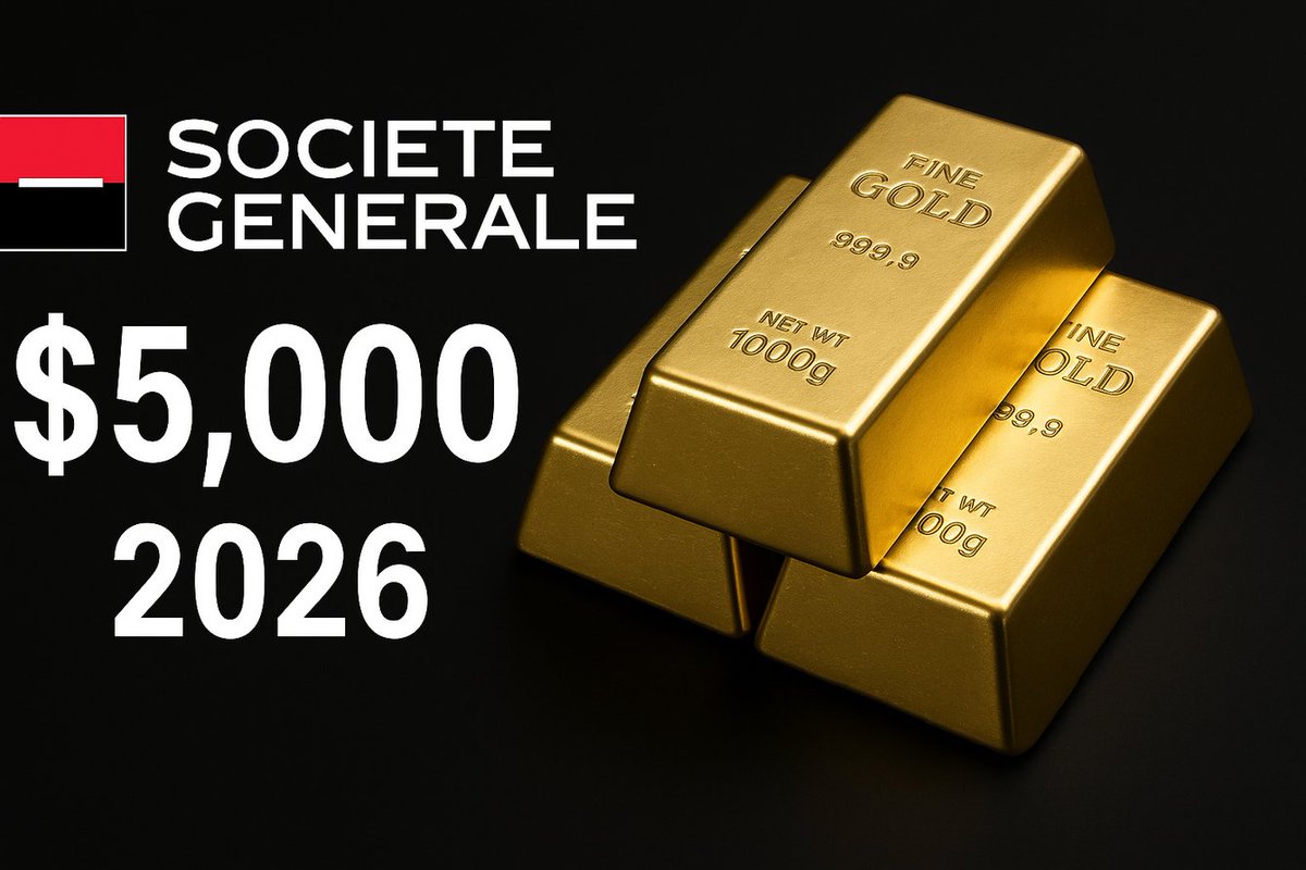 Institutional Insights: Societe Generlae ¨all That Glitters Is Fear: Gold's Ascent to $5000'