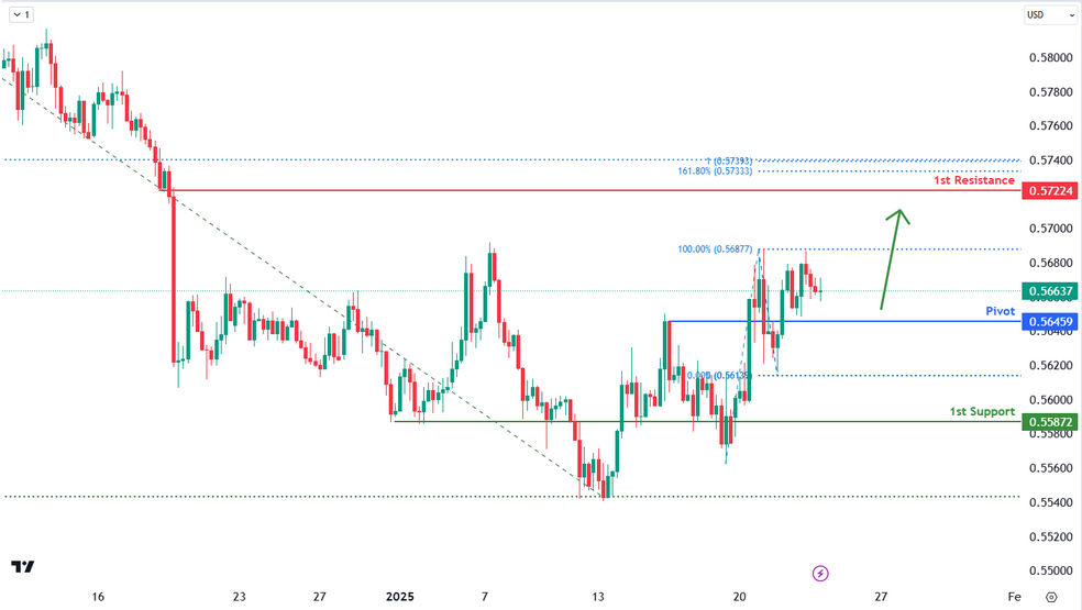 NZDUSD 4h | Bullish Continuation