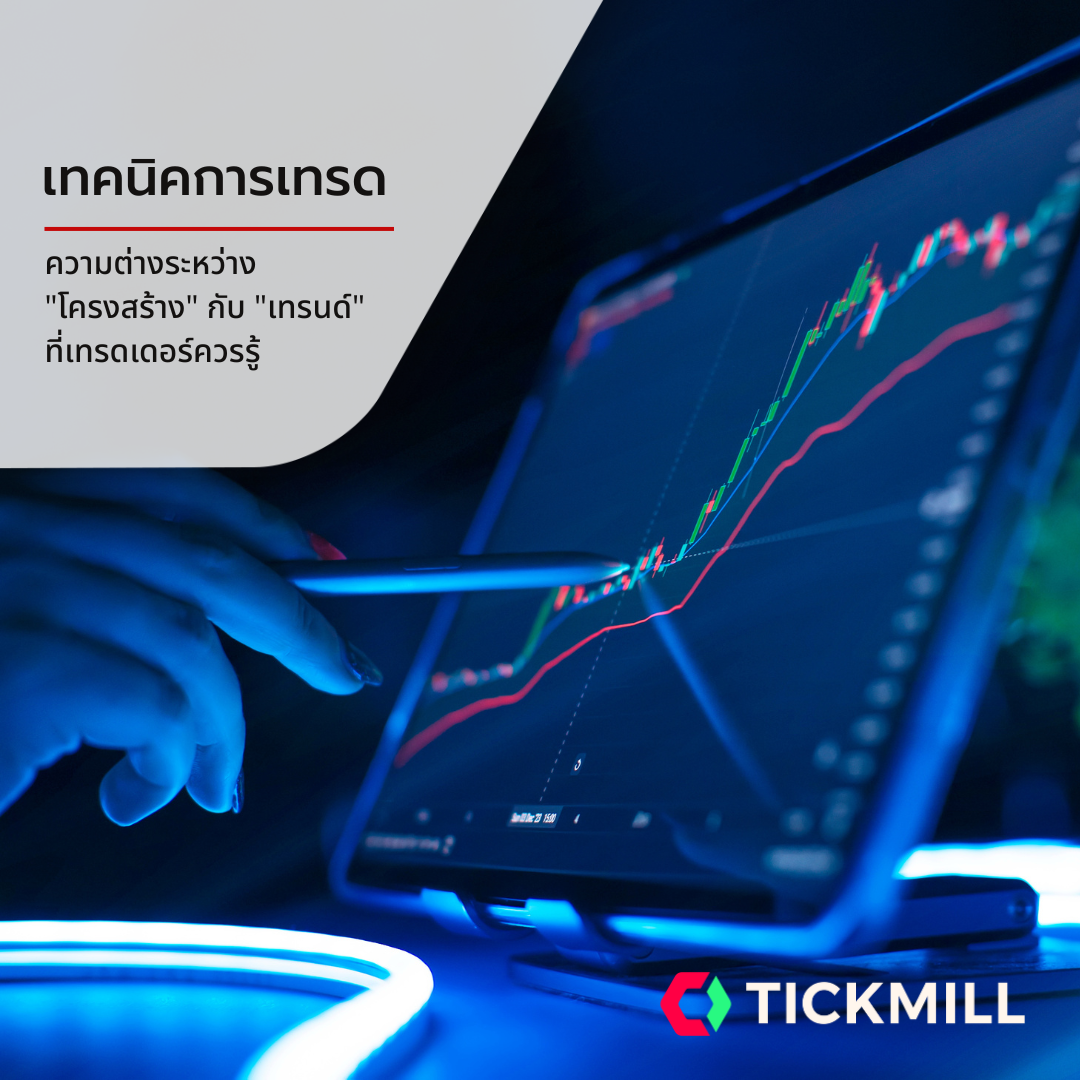 ความต่างระหว่าง "โครงสร้าง" กับ "เทรนด์" ที่เทรดเดอร์ควรรู้