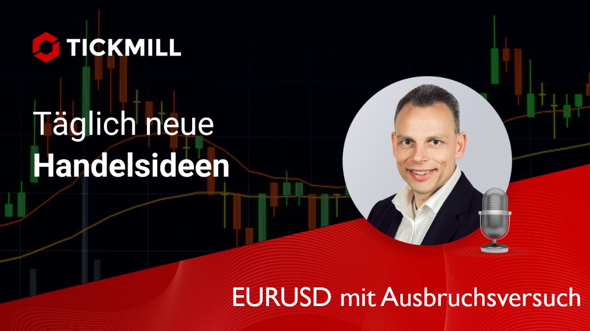 EURUSD Mit Ausbruchsversuch in Richtung 1,10 USD