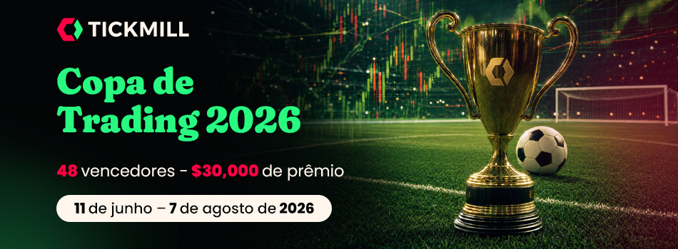 Tickmill Lan&ccedil;a Trading Cup 2026: Clientes Competem Por Uma Parte De $30.000